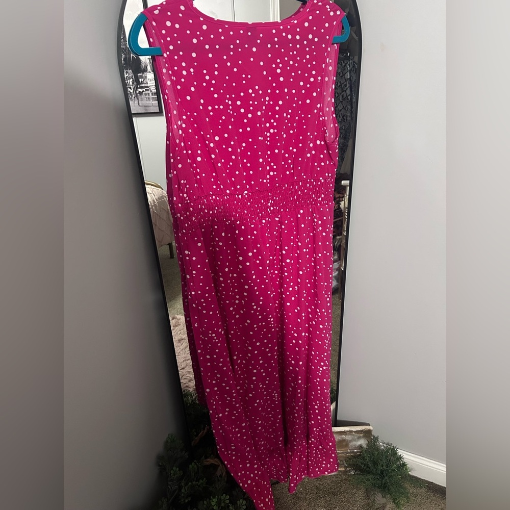 SHEIN Pink Polka Dot Dress - Picture 9 of 11